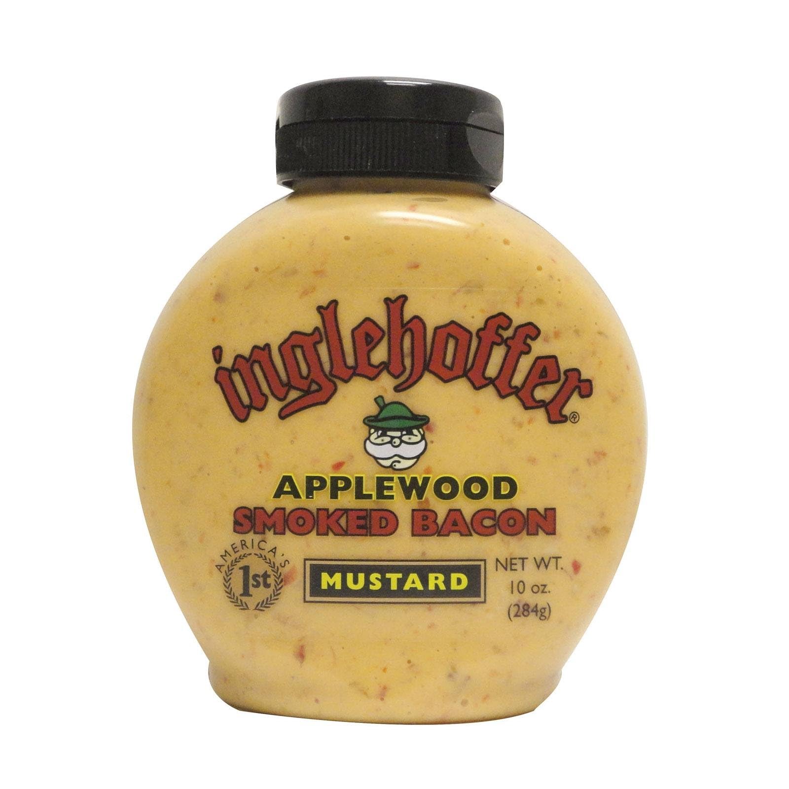 Inglehoffer Mustard, Applewood Bacon Sqz 10.0 Oz (Pack Of 6)
