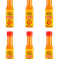 Mexico Lindo Red Habanero Hot Sauce | Real Red Habanero Chili Pepper | 78,200 Scoville Level | Enjoy With Mexican Food, Seafood & Pasta | 5 Fl Oz Bottles (Pack Of 6)