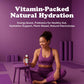 Greater Than Nutrient Hydration Beverage  Electrolyte Drink for Gut Health & Energy with Coconut Water  Vitamins  Gluten Free  Plant Based  Low Sugar  Pomegranate G  24 Pack