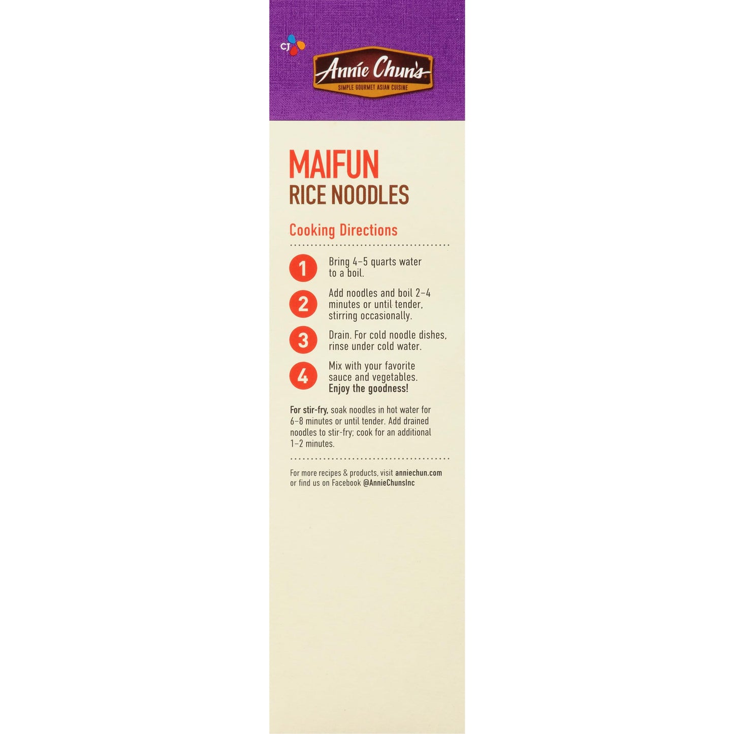 Annie Chuns Maifun Rice Noodles, 8 oz