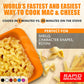 Rapid Brands Microwave Macaroni & Cheese Cooker, 1-Pack, Dishwasher Safe, BPA-Free, White, Model RMC-1001-WHT