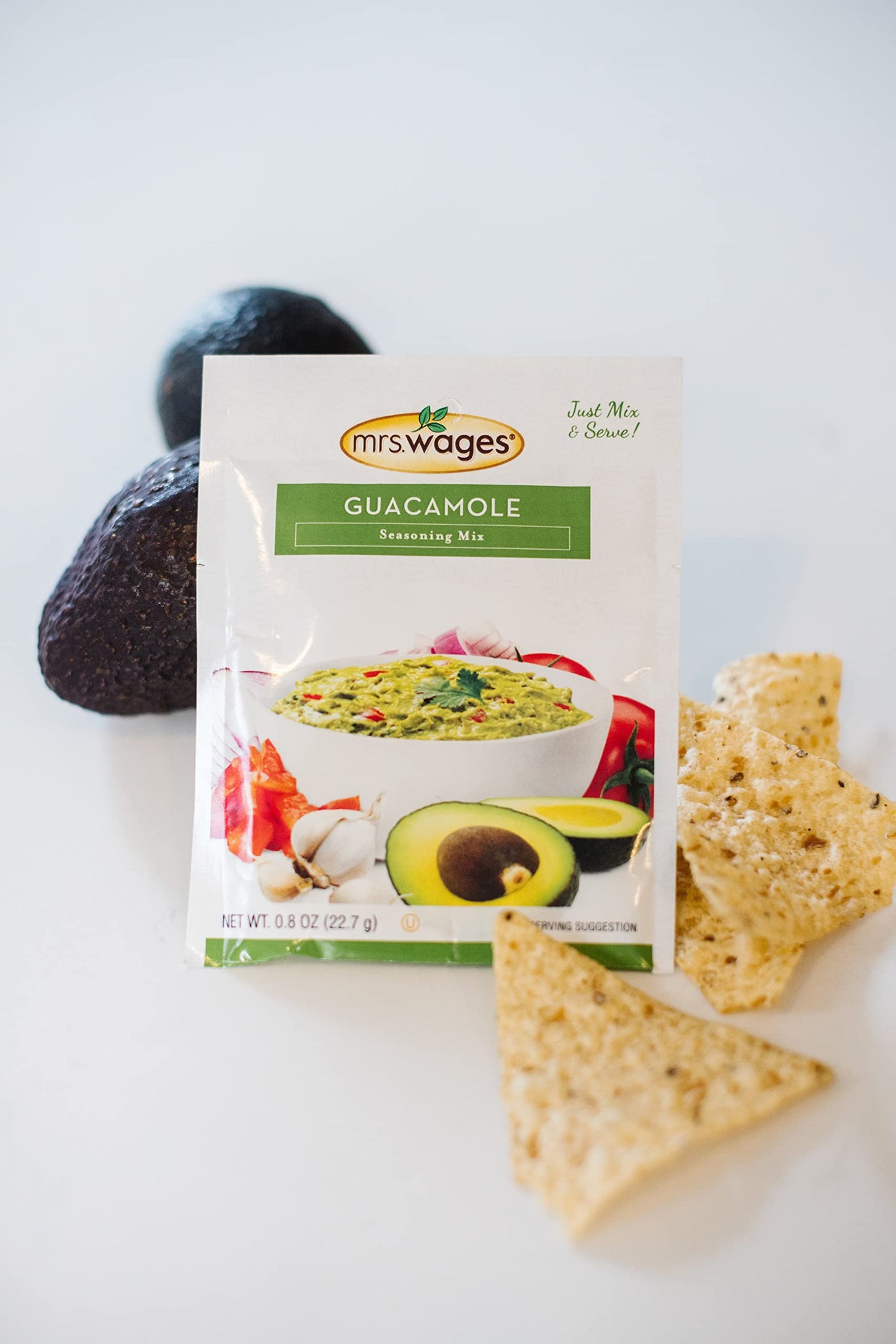 Mrs. Wages Guacamole Seasoning Mix, 0.8 Ounce (Pack of 12)