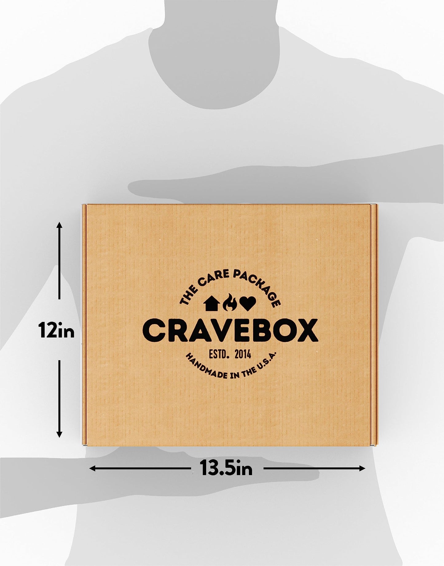 Cravebox Snack And Candy Box (115 Count) Father'S Day Variety Pack Bundle Assortment Gift Basket Adults Kids Care Package Boyfri