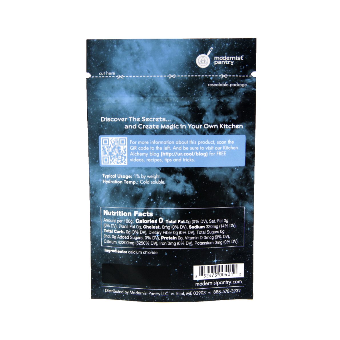 Sodium Alginate + Calcium Chloride Value Pack ⊘ Non-Gmo Vegan Ou Kosher Certified - 100G/4Oz (Bundle With 2 Items)