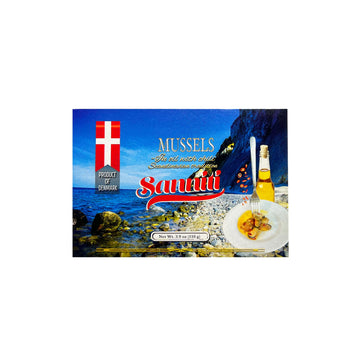 Sanniti Mussels In Oil With Chili, 3.9 Ounce | Scandanavian Tradition | Product Of Denmark [Pack Of 3]