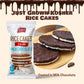 LIEBERS Kosher Certified Dairy Italian Milk Chocolate Rice Cakes, Gluten Free Snack Italian Milk Chocolate (pack of 3)