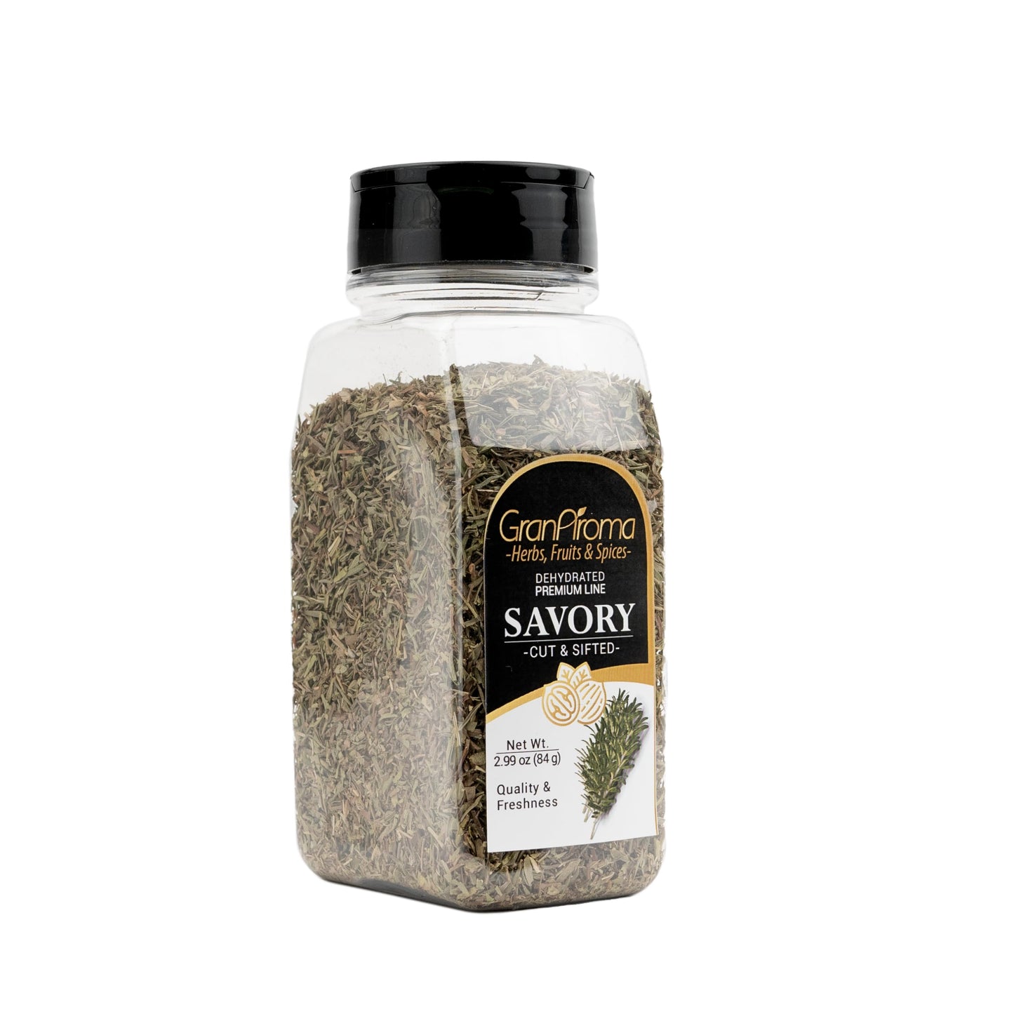 Granaroma Savory Herb, Gourmet Spice For Mediterranean Dishes, Soups, And Salads (2.99 Ounce)