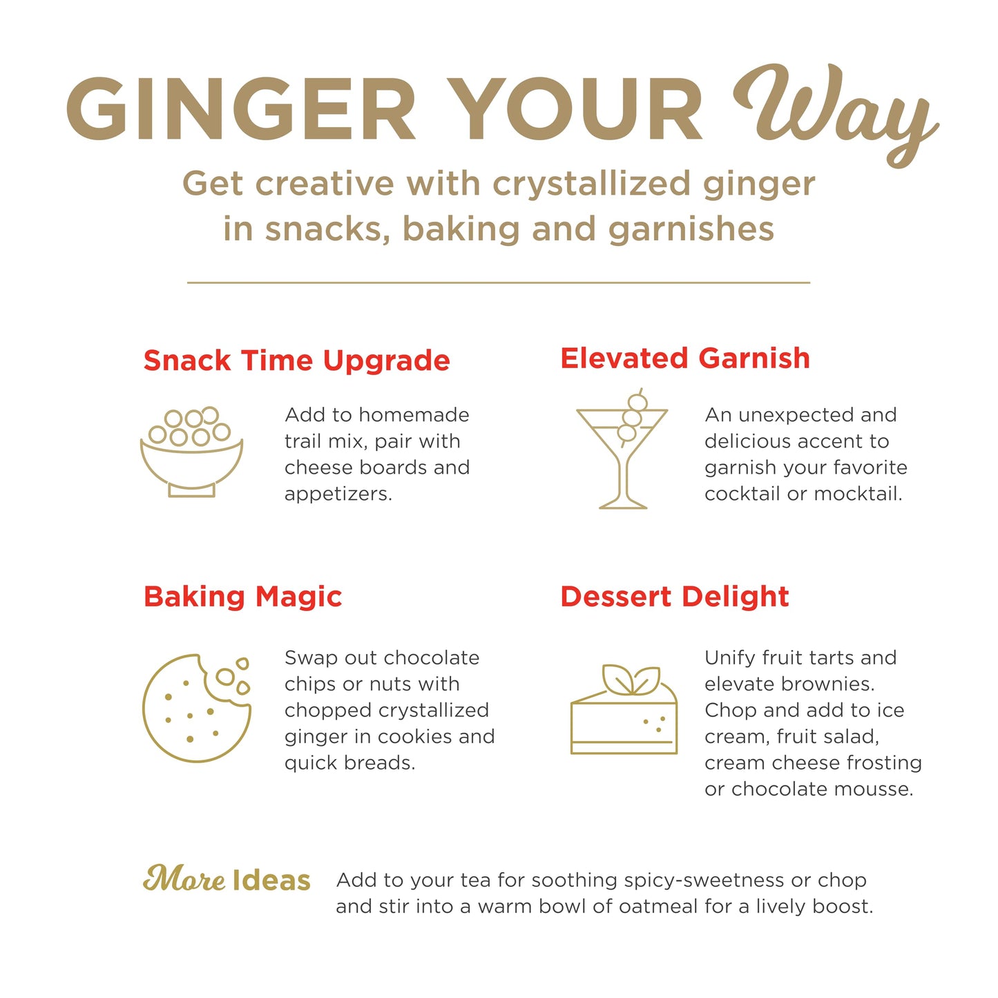 The Ginger People Crystallized Ginger 2Lb Bag, Non-Gmo, Gluten-Free, Vegan, Candied Ginger For Snacking, Trail Mix, Baking & Mor
