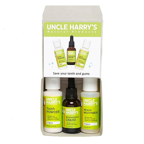 Uncle Harry'S Natural Remineralization Kit For Tooth Enamel & Mineral - 3 Products Strengthen Weak Enamel & Correct Oral Care Is