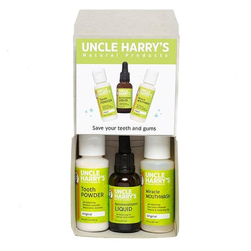 Uncle Harry'S Natural Remineralization Kit For Tooth Enamel & Mineral - 3 Products Strengthen Weak Enamel & Correct Oral Care Is