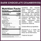 Wincrest Dark Chocolate Covered Cranberries (3.5 Lb Tub)