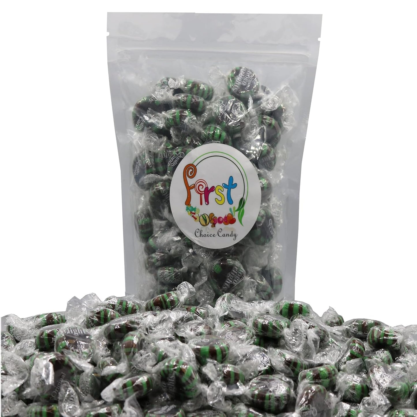 FirstChoiceCandy Starlight Mint Hard Candy Disc (10 Pound (Pack of 1), Chocolate)