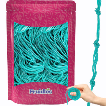Blue Raspberry Licorice Laces, Licorice Rope Gummies Candy For Parties, Birthdays, Events, And More (1 Pound)