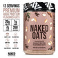 Naked Nutrition Chocolate PB Overnight Oats, 20g Protein, Gluten-Free, 12 Servings