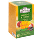 Ahmad Tea Mango & Lychee Flavored Green Tea with Fruit Pieces, 20 Count, Pack of 6