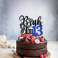 Rssta i Cake Topper - 13th Birthday Decoration - Blue - Model XM1222-13