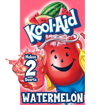 Kool-Aid Unsweetened Watermelon Drink Mix - 15 Packets, 0.15 Ounce Each