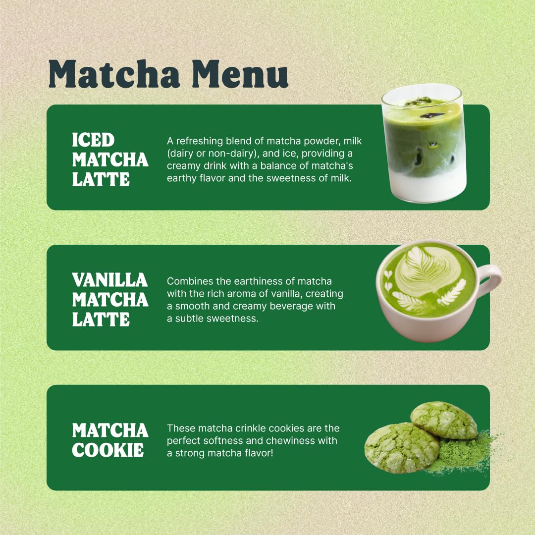 Grin Mood Matcha Powder - Organic Green Tea Powder - Decaffeinated Green Tea, Authentic Korean Matcha, Halal (3.53Oz, Enhanced Grade)