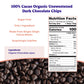 Pascha Organic 100% Cacao Baking Chips, Unsweetened Dark Chocolate, Sugar-Free, Keto, Vegan, 8.8 Ounce (Pack of 6)