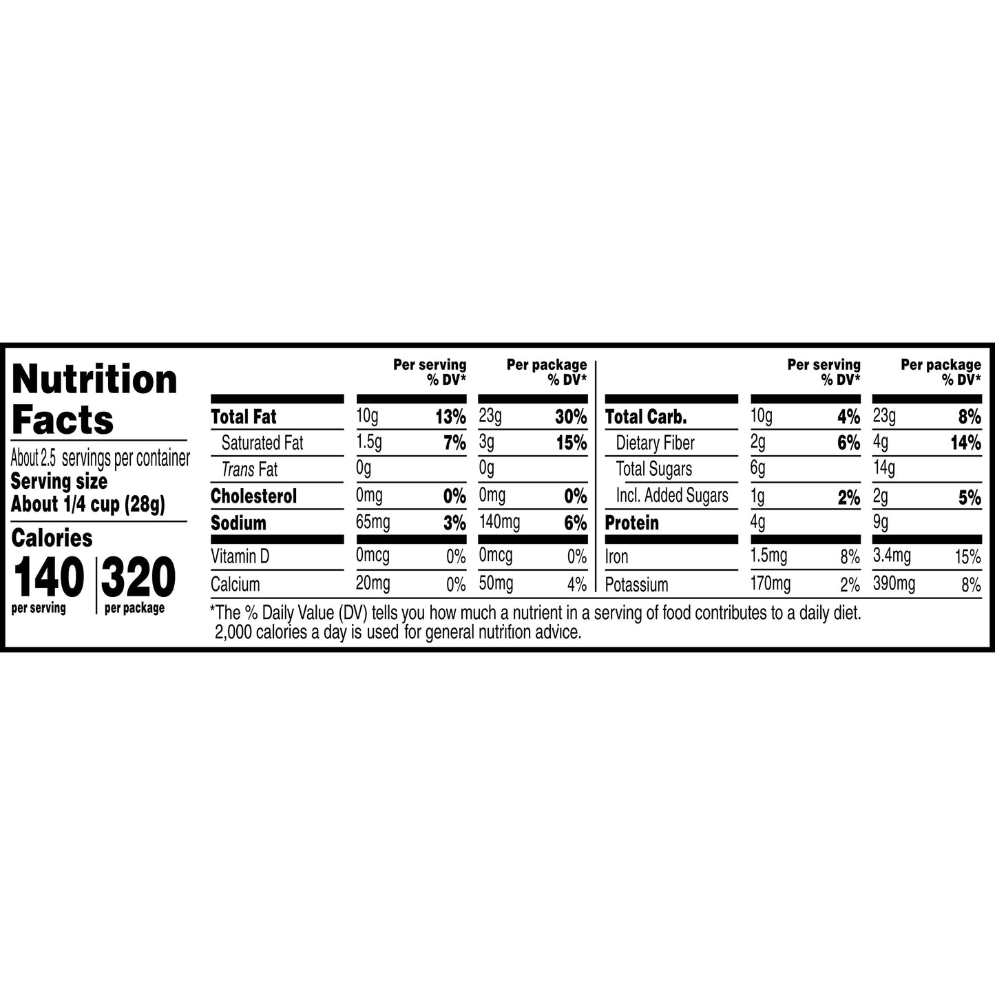 Nut Harvest, Nut & Fruit Mix, 2.25 Ounce (Pack Of 16)