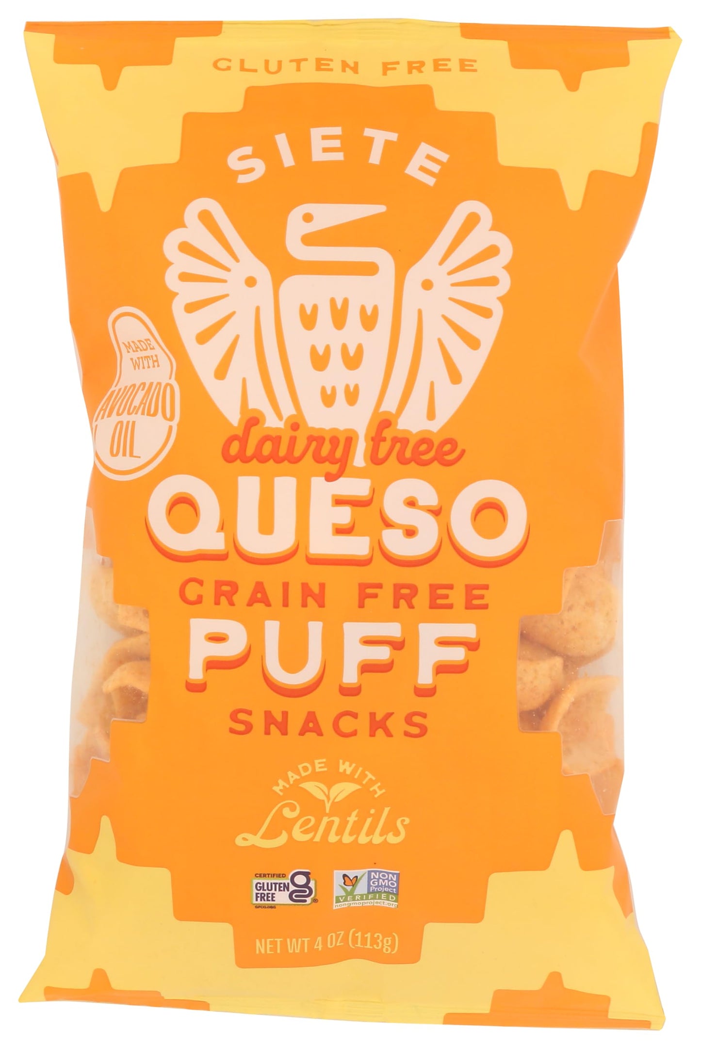 Siete Puffs Queso 4 OZ