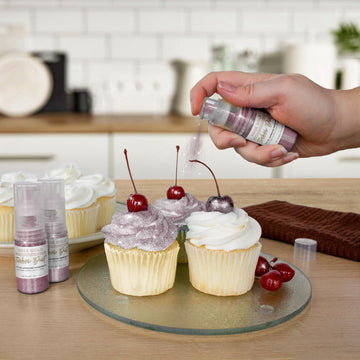 Tinker Dust - Rose Gold (4G 1X Mini Pump) Edible Glitter For Desserts, Beverages, Cupcakes, Cake Pops And Cookies By Bakell