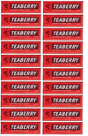Teaberry Chewing Gum - Classic Retro Nostalgic Yummy Flavor Originated By Clarks Finally Back - Gerrits Tea Berry Flavor (20 Pac