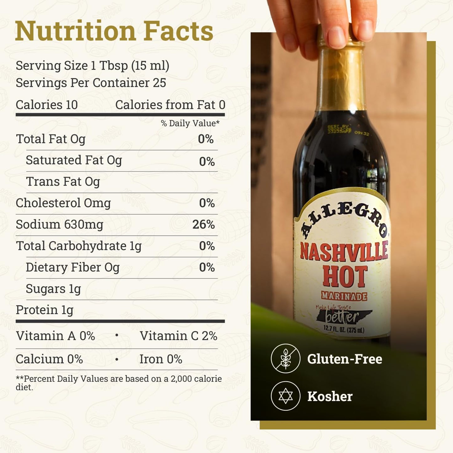 ALLEGRO - The Marinate Everything Marinades - Nashville Hot 12.7 oz, Pack of 4