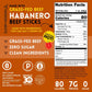EST. 2015 MISSION MEATS Keto Beef Snack Sticks, Habanero, Grass-Fed, Sugar Free, Gluten Free, 1 Ounce (Pack of 48)