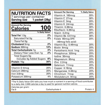 Nutmeg State Nutrition Pudding or Shake, Low Calories, 15g Protein, Chocolate Hazelnut, 7 Servings Per Box