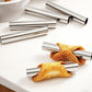 Sehoi 50 Pcs Small Cannoli Tubes Molds, 5 Inch Stainless Steel Cannoli Shells Tubes, Non Stick Cannoli Tubes With 4 Cleaning Bru