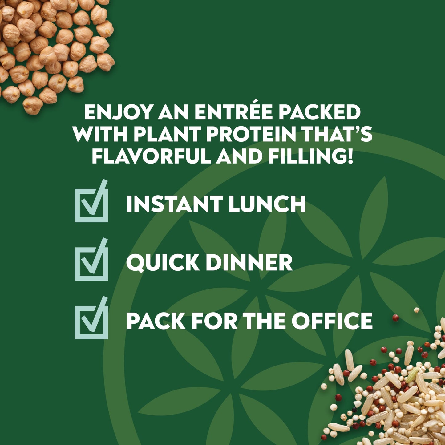 SEEDS OF CHANGE Organic High Protein Bowl Garden Pesto  Prepared Entr?e  Microwave in 90 Seconds  9 oz (Pack of 6)