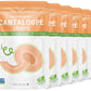Natures Turn Freeze-Dried Fruit Snacks, Cantaloupe Crisps, Pack Of 6 (1.2 Oz Each)