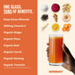 Superoot Natural Ginger Shot + Superfood Drink Mix - Immunity, Hydration & Wellness + Vitamin C Blend - Powder Juice Mix For Det