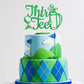 Thirtee Birthday Cake Topper, Golf 30Th Birthday Decoration, Funny Golf Theme 30 Thirty Sign, Golf Theme 30Th Birthday Favor For
