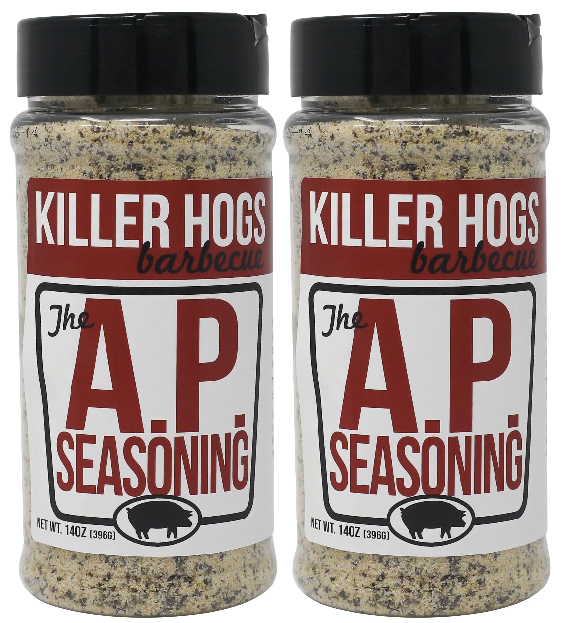 Killer Hogs AP Seasoning Pack of 2 Bottles | All Purpose BBQ Seasoning | 14 Ounce (Pack of 2)