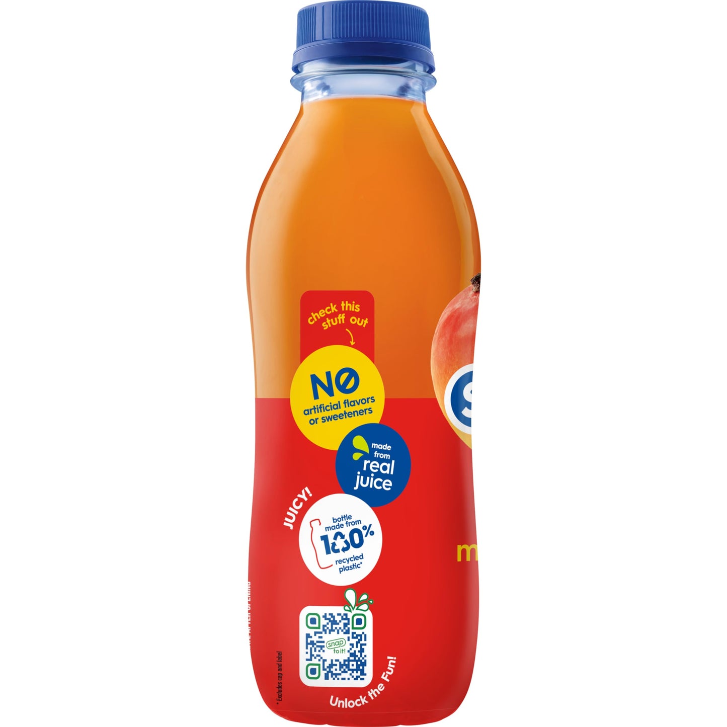 Snapple Mango Madness Flavored Juice Drink, 16 Fl Oz Recycled Plastic Bottle, Pack Of 12