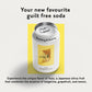 Something & Nothing Yuzu Flavoured Sparkling Water, Vegan, Low Calorie, 12 Fl Oz Cans (Pack of 12)