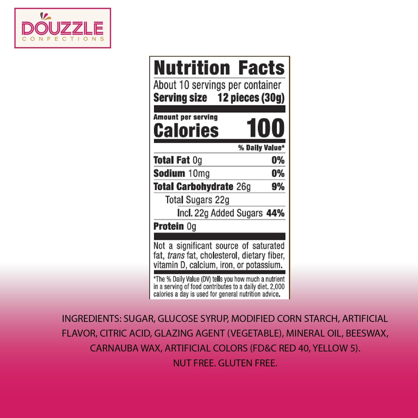 Douzzle Hot Sparx Cinnamon Flavored Chewy Candy Jelly Beans (Pack Of 1) Birthday Party Favors, Goodie Bags Stuffers, Pinata Fill