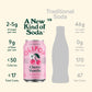 OLIPOP Prebiotic Soda Pop, Cherry Vanilla, A New Kind of Soda Packed with Prebiotics, Fiber, and Botanicals, Gluten Free, Vegan,