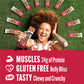 Lenny & Larrys Vegan Protein Bars – Chocolate Chip Cookie Dough – 12 Bars – 24g Protein, 10g Fiber, Gluten Free, Keto Friendly