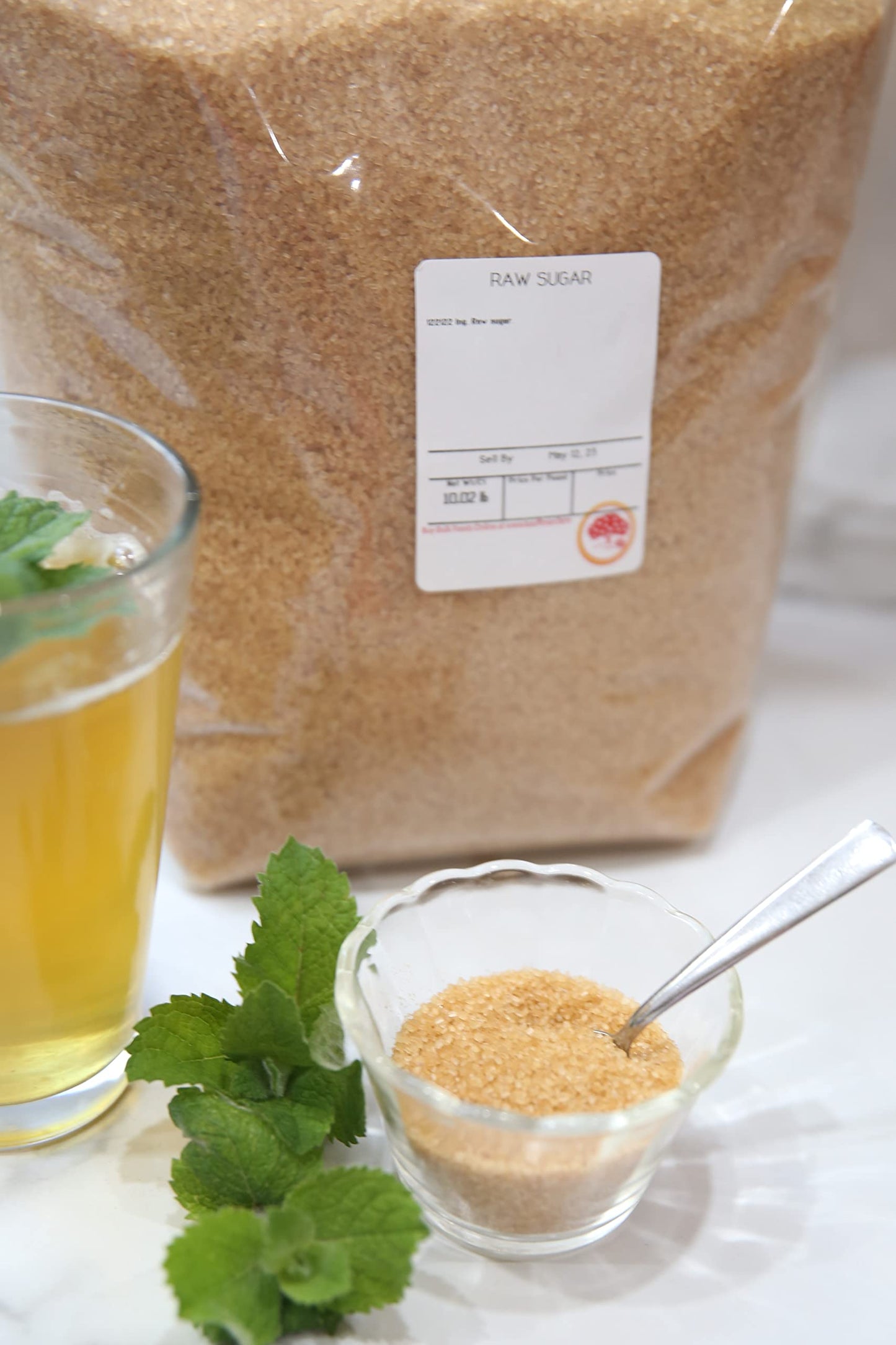 Kauffman Orchards Raw Cane Sugar, Bulk 10 Lb. Bag (Pack of 3) 10 Pound (Pack of 3)