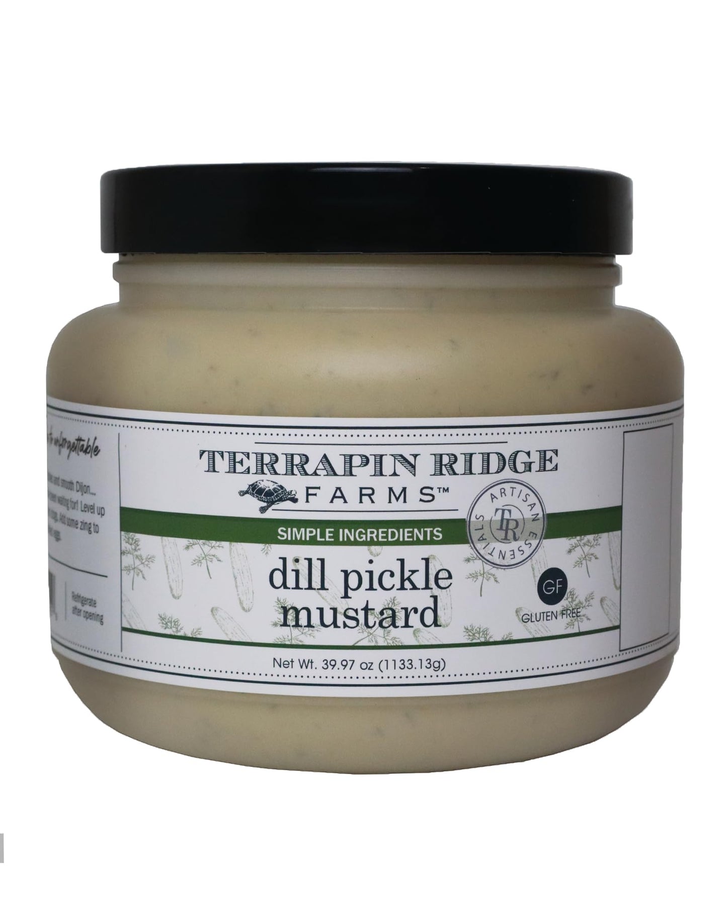 Terrapin Ridge Farms Dill Pickle Mustard – Zesty Dijon Blend – 1 Quart Jar