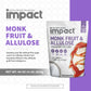 impact your life. your world. Monk Fruit Allulose Sweetener, Zero Calorie, Keto Friendly, 4 lb Bag