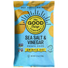 The Good Crisp Company Sea Salt & Vinegar Potato Chips, Crinkle Cut, Kosher, Gluten Free & Non-GMO, 5.5 Ounce (Pack of 12)