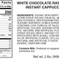 Cappuccino Supreme 2 Lb Bag White Chocolate Raspberry Instant Cappuccino Mix