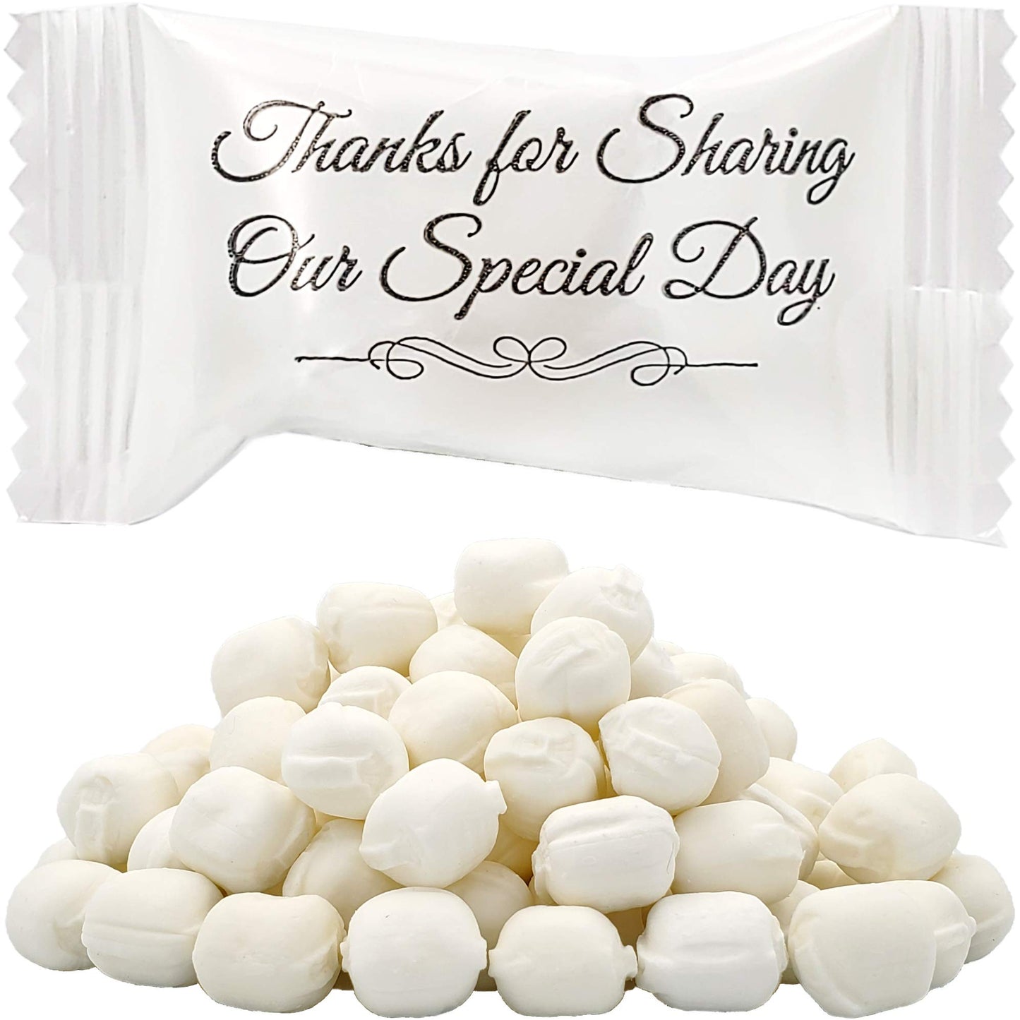 The Dreidel Company Wedding Buttermints, Mint Candies, After Dinner Mints, Butter Mint Candy, Fat-Free, Individually Wrapped (11