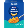 Kraft Spirals Original Mac & Cheese Macaroni And Cheese Dinner, 4 Ct Pack, 5.5 Oz Boxes