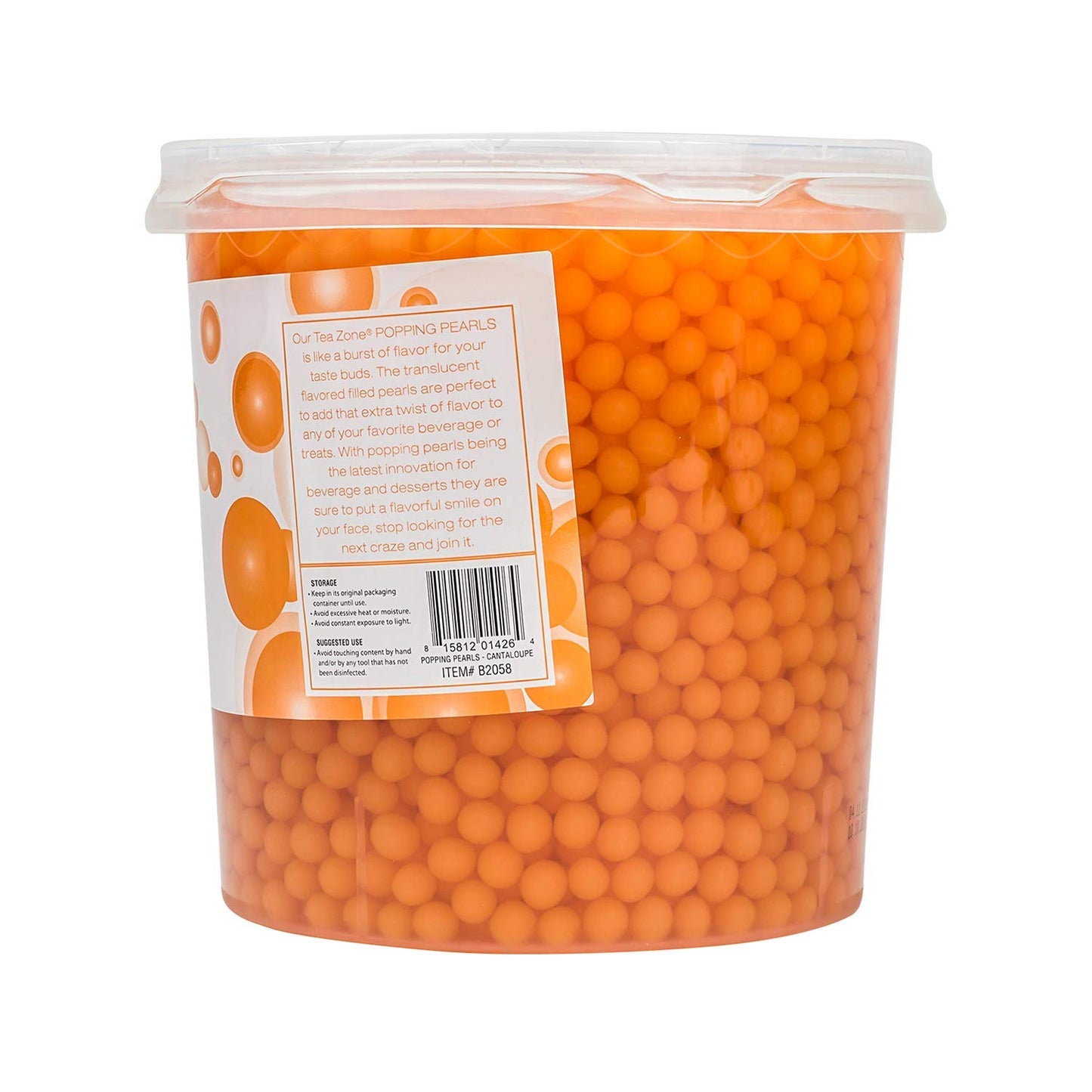 Tea Zone 7 lb Cantaloupe Popping Pearls