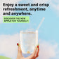 Waterdrop Hydration Cubes with Vitamin C  B3  B5 & Electrolytes  Apple Flavor  Flavored Water Enhancer Electrolyte Cubes for Still & Sparkling Water  Sugar Free  Low Calorie  On the Go  Vegan  24 Ct